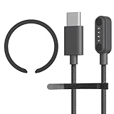 NIUQCTIAN Type-C編組充電アクセサリーキット Plaud Note Pro AI 専用 ボイスレコーダー充電器 磁気吸着式 Type C充電 100CM 充電機 マグネット式充電ケーブル 持ち運び便利 軽量 急速充電器 マグネットリング付属 MagSafe対応