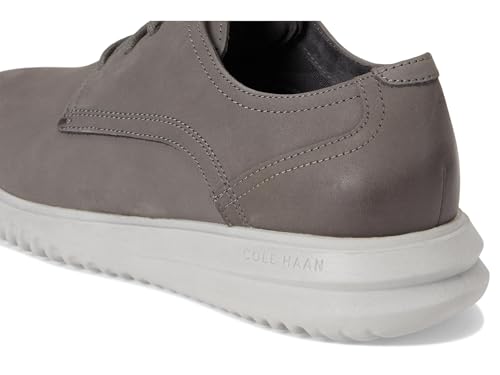 Cole Haan, Men, Grand+ Plain Toe Oxford, Quiet Shade Nubuck/Microchip, 10.5, Medium