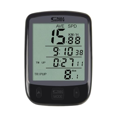 axGear Bike Speedometer Bicycle Speed Meter Digital Odometer Waterproof LCD Black Light by axGear - Used condition - Image 2