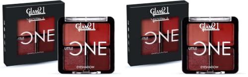 Image of Glam21 Little One 4-in-1 Eyeshadow Palette | Ultra pigmented, Easy to blend | Long Lasting Eye Make Up Kit |Under The Sun-05 (Pack of 2)
