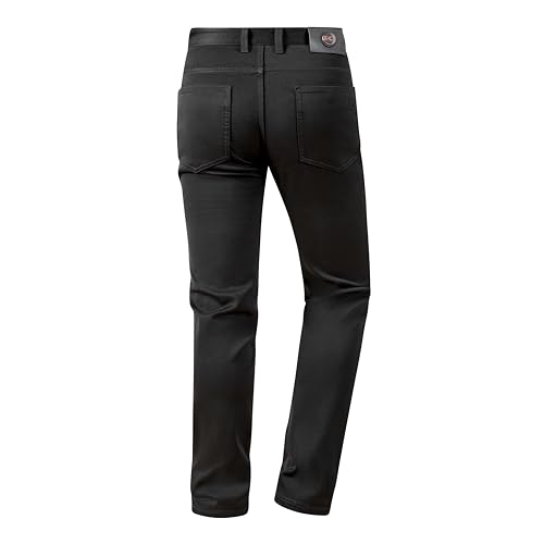 Classic Men's Straight Leg Jeans, Black Denim, 5-Pocket Design (US, Numeric, 29, Regular, Regular, Black)2