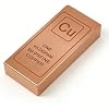 Solid Copper Bar 1 KG | 99.9% Pure Copper Cu 999 | Decorative Collectible Ingot for Display, Crafts & Educational Use Copper Copper