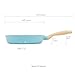 Neoflam Retro 9.5-Inch Cast Aluminum Frying Pan with Soft-Touch Handle and Ecolon Non-Stick Coating