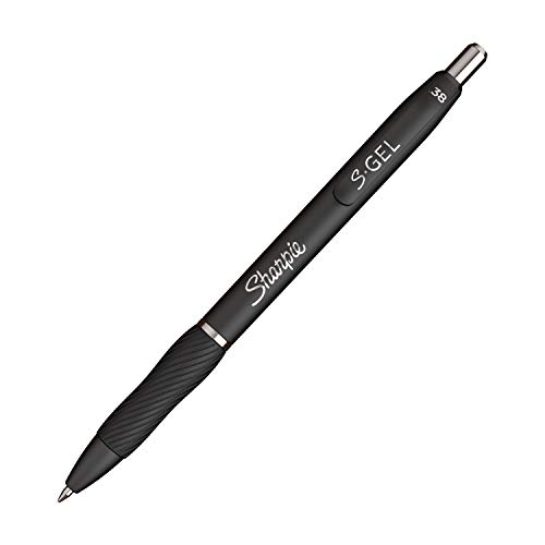 Sharpie S-Gel, Gel Pens, Ultra Fine Point (0.38Mm), Black, 4 Count #TOP2