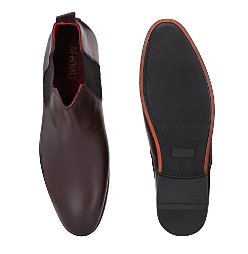 Image of AFROJACK Men's Original Leather Chelsea Boots