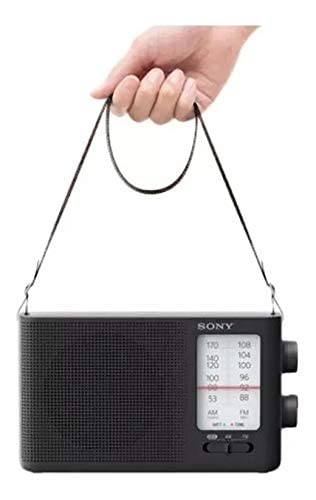 Sony Dual Band Fm/Am Analog Portable Battery Radio Home Audio Radio Black (Icf-19) #TOP4