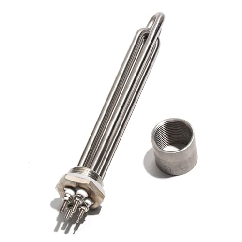 Élément chauffant solaire basse tension 24V 600W DN25 pour tube chauffant par immersion DC