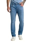 True Classic Stretch Jeans for Men, Straight Fit Men's Stretch Jean, Straight Leg, High-Stretch - Medium Indigo, 34W X 30L