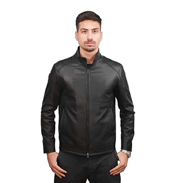 DALLAS THE ORIGINAL Leren herenjas, leren jas, leren herenjas, echt leer, made in Italy