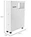 Gdrasuya10 Tall Bathroom Storage Cabinet - Freestanding Water-Resistant Organizer for Living Room, Kitchen, Entryway, No-Tools Assembly