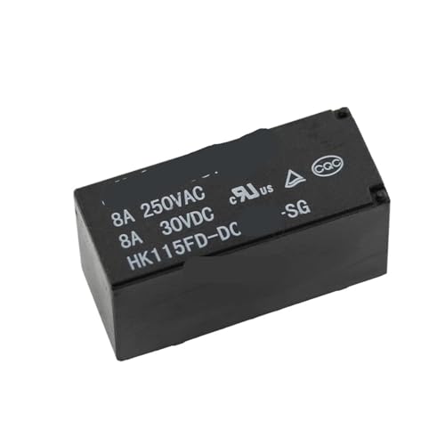 Relais de puissance 5V 12V 24V 8A 8 broches HK115FD-DC12V-SG miniature