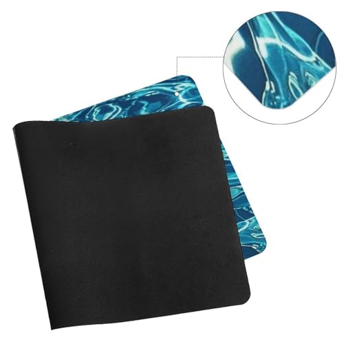 Blue Aqua Pool Water Desk Pad Protector Large Waterproof miniatura 7