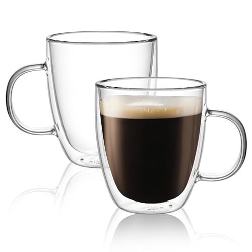 CNGLASS 17oz Double Wall Mugs Set