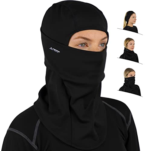 Ski Mask for Women Men - Balaclava Women Men, Warm Face Mask for Winter, Outdoor Clothing, Neck Warmers, Fleece Balaclava Black