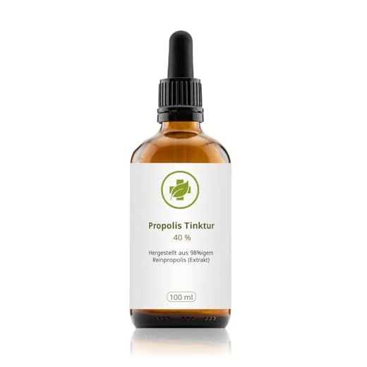ECHTE Propolis Tinktur 40% - Hochwertige Propolis Tropfen 100 ml - Naturprodukt OHNE Hilfs- und Zusatzstoffe - Praktische Pipette - Einfache Dosierung - aus Deutschland
