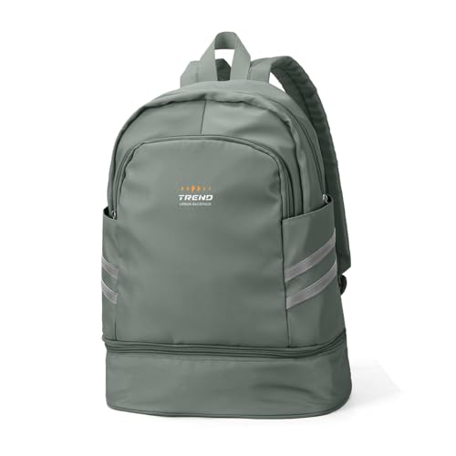 SZLX Sportrucksack für Frauen mit Schuhfach und Nasstasche Faltbarer Handgepäckrucksack Großer Reise-Laptop-Rucksack Wasserdichter Freizeitrucksack Sportrucksack Sporttasche für Schwimmen Yoga