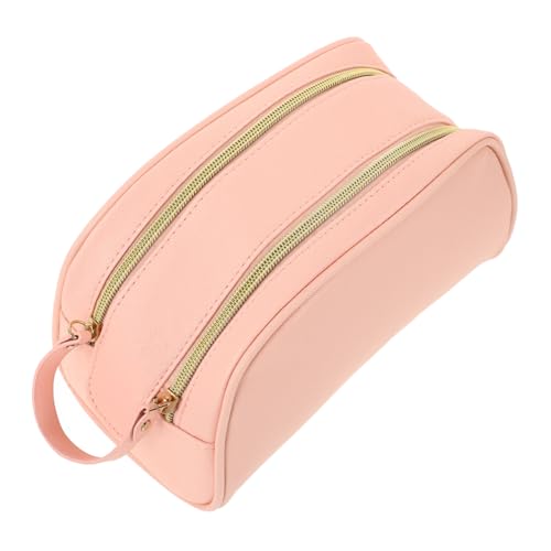 Trousse de maquillage pour femme avec fermeture éclair fluide et compacte