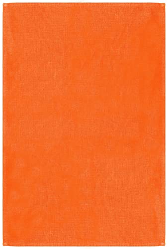 南海通商 Linnne(リンネ) ピュアリネン キッチンタオル 約46×64cm オレンジ 0118-074