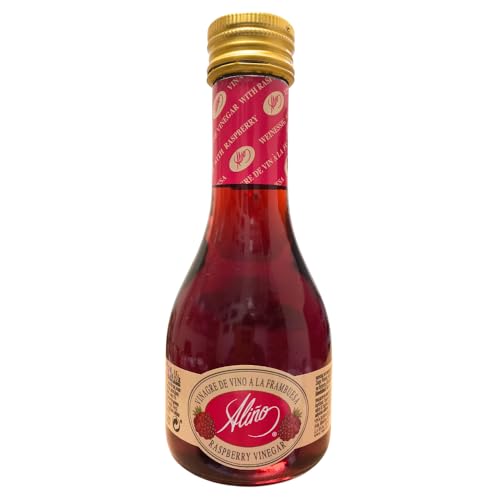 Vinagre De Vino A La Frambuesa - Raspberry Vinegar Sin Gluten 250 Ml - Vinagre Gourmet De Frambuesa Para Ensaladas Y Aderezos