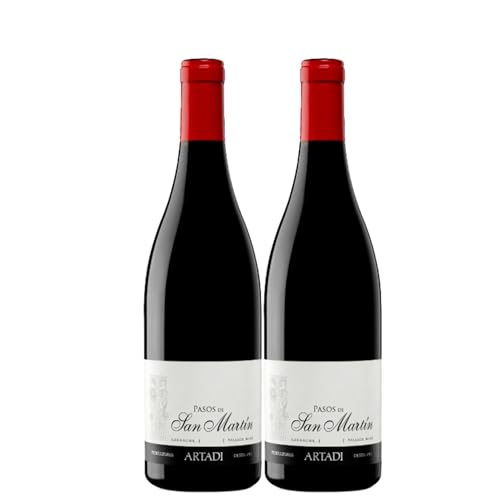 Artazu Pasos de San Martín - Ideal para Maridar con Carne y Comida Mediterránea - Pack 2 Botellas 75cl
