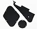Dopro Solid Black 1 Ply LP Pickguard & Rear Plate Switch Plate Cavity Covers for Epi Les Paul