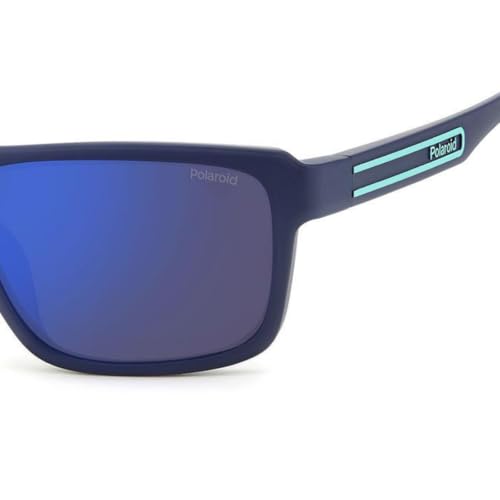 POLAROID PLD 2158/S FLL MATTE BLUE 58/17/135 MAN Sunglasses3