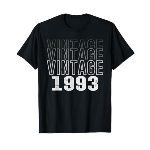 Regalos de cumpleaños de 1993 con diseño vintage Camiseta