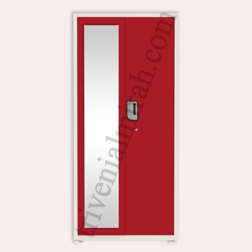 Image of Triveni Rani DARPAN Steel Almirah with Full Mirror, Bangle Drawer & Locker | 10-Year Guarantee on Paint & Lock| 5 Hangers | Powder Coated Finish