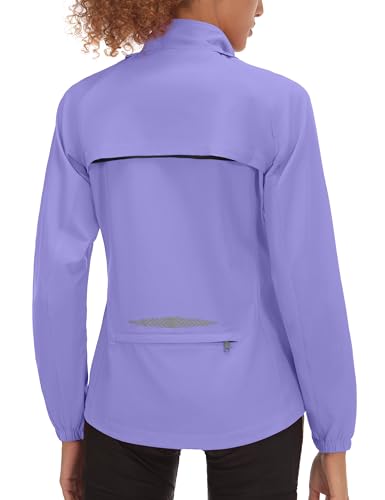 Little Donkey Andy Womens Removable Cycling Jacket Light Purple L