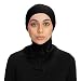 Ninja Cotton Jersey Inner Neck Under Scarf for Hijabs Black