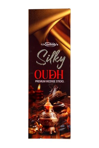 Image of Misbah Fragrance Silky Oudh Premium Incense Sticks Mixed Soothing Fragrances of Classic Oudh Premium Incense Sticks (Pack of 6)