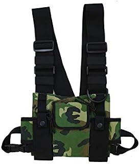 Nylon Chest Rig Bag Vest Hip Hop Streetwear Functional Harness Chest Rig Kanye