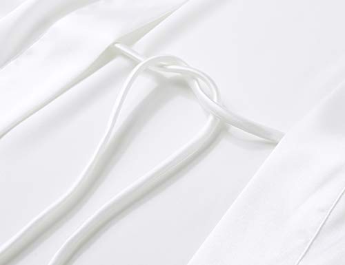 Image of PRODESIGN Satin Kimono Robe Women Long Silky Kimono Bathrobe Sleepwear Wedding Bridesmaid Robe