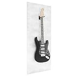 gibson 125 Installation rapide et facile : les panneaux sont livrés avec du ruban adhésif double face pré-appliqué ; le support de guitare comprend des vis et des chevilles pour un montage mural rapide et sécurisé.
