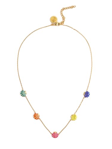 Miniatura 5 de SINGULARU Collar Mujer Conchas Enamel Baño Oro