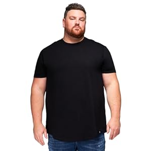 STRONGSIZE Men’s Big and Tall Shirts – Stretch T-Shirt for Casual Wear (Available in Longer and Regular Length)