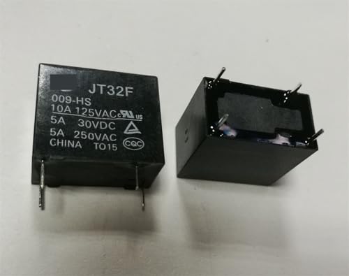 Relé JT32F-005-HS de 5V y 4 pines para placas electrónicas pack de 10 unidades