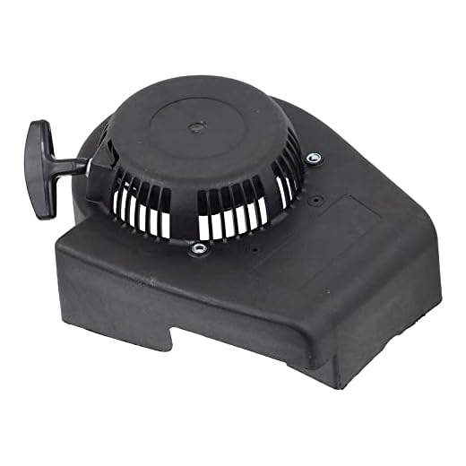 SPARES2GO Recoil Pull Starter kompatibel med Stiga Collector 43 46 Dino 47 multiclip 50 motor gräsklippare