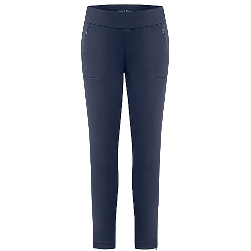 Pantalon stretch 1621 Poivre Blanc femme bleu vêtement ski chaud et souple
