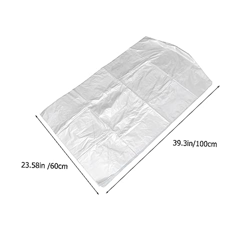 MAGICLULU 20pcs Hanging Garment Bags Dry Cleaning Shop Tool for Clothing Dust Covers Storage2