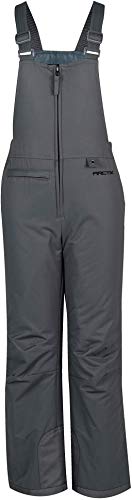 Arctix Kids Insulated Snow Bib Overalls, Charcoal, Large Husky