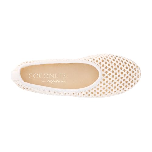 Image of Coconuts by Matisse Womens Marta Ballet Flats Casual - White