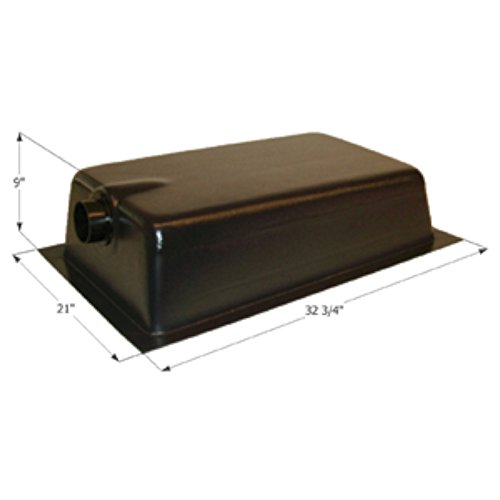 Image of ICON Holding Tank Center End Drain HT620AED with 3 inch Spigot & Level Sensors Installed