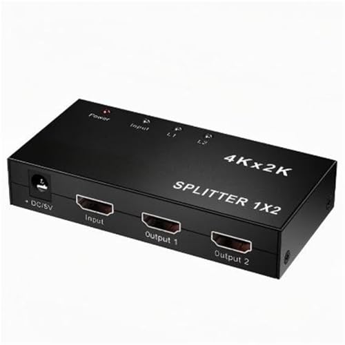 Divisor HDMI para Conectar Dos Monitores Duales a un Solo Portátil sin Cortes