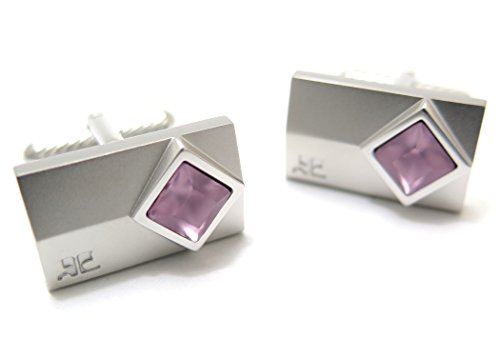 クレージュ(courreges) マット&パープルストーンカフス (カフスボタン/カフリンクス)