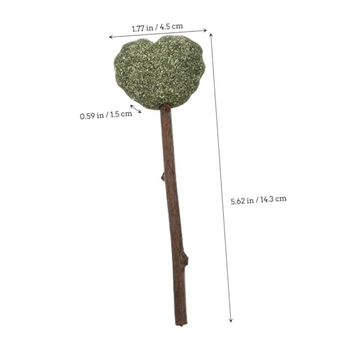 Piruletas de hierba gatera UKCOCO snacks masticables naturales para gatos de interior 10 uds 3