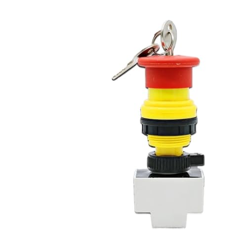 Llave de bloqueo de enganche contra arranques accidentales con interruptor de parada