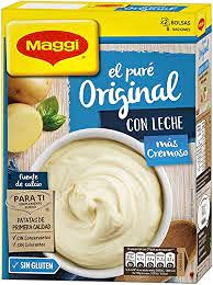 PURE PATATAS C/LECHE CAJ 230 GR MAGGI