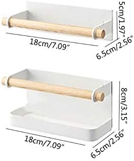 Nordic Iron Wood Magnet Storage Rack Wall Mounted Umbrella Stand Home Garden