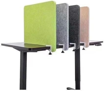 Acoustic Desk Partition Panel - Office Privacy Divider, Noise Reduction & Visual Distractions Control, Orange, 30x120cm, Ideal for Workspaces & Coworking Spaces